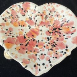 Coral Dotty Dish
